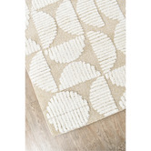 Rug Destination Beige &amp; Cream April Contemporary Runner