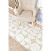 Rug Destination Beige &amp; Cream April Contemporary Runner