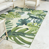 Rug Destination Kehlani Monstera Indoor/Outdoor Rug