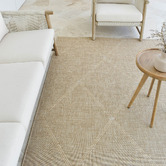 Rug Destination Corrine Diamond Jute-Look Indoor/Outdoor Rug