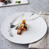 Villeroy and Boch Rock Blanc 31.8cm Porcelain Dinner Plate