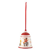 Villeroy and Boch Red My Christmas Festive Bell Hanging Ornament