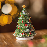 Villeroy and Boch Nostalgic Melody Christmas Tree Rotating Figurine