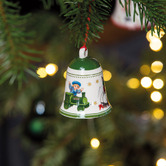 Villeroy and Boch Green My Christmas Festive Bell Hanging Ornament