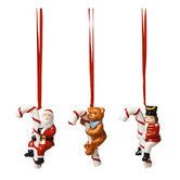Villeroy and Boch 3 Piece Nostalgic Candy Cane Hanging Ornament Set