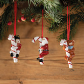 Villeroy and Boch 3 Piece Nostalgic Candy Cane Hanging Ornament Set