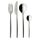 24 Piece MetroChic Stainless Steel Cutlery Set | Temple & Webster