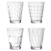 Villeroy and Boch 4 Piece Dressed Up 200ml Crystal Water Glass Set