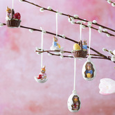 Villeroy and Boch Bunny Tales Max in Basket Porcelain Hanging Ornament