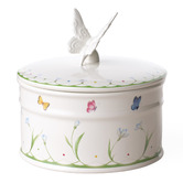 Villeroy and Boch Colourful Spring Butterfly Porcelain Jar with Lid