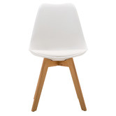 Modish Habitat White Eames Inspired Dining Chairs