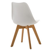Modish Habitat White Eames Inspired Dining Chairs