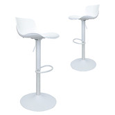 Modish Habitat Mira Vegan Leather Adjustable Barstools