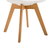 Modish Habitat White Eames Inspired Dining Chairs