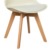 Modish Habitat Cassandra Beech Wood Dining Chairs