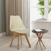 Modish Habitat Cassandra Beech Wood Dining Chairs