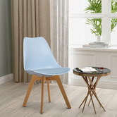 Modish Habitat Cassandra Beech Wood Dining Chairs