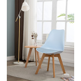 Modish Habitat Cassandra Beech Wood Dining Chairs