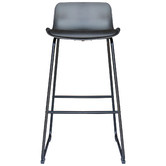 Modish Habitat 79cm Mithril Faux Leather Barstools