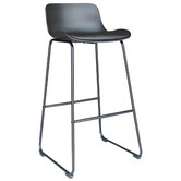 Modish Habitat 79cm Mithril Faux Leather Barstools