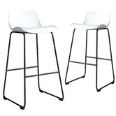 Modish Habitat 79cm Mithril Faux Leather Barstools