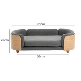 Modish Habitat Chico Velvet Dog Sofa