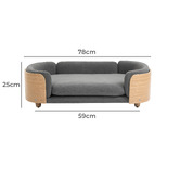 Modish Habitat Chico Velvet Dog Sofa