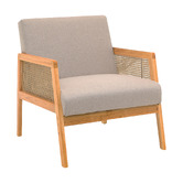 Modish Habitat Amur Pine Wood Armchair
