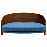 Modish Habitat Jisoo Walnut Wood Pet Sofa