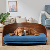 Modish Habitat Jisoo Walnut Wood Pet Sofa