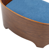 Modish Habitat Jisoo Walnut Wood Pet Sofa