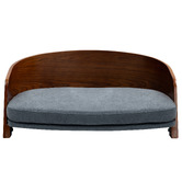 Modish Habitat Jisoo Walnut Wood Pet Sofa