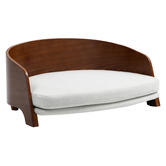 Modish Habitat Jisoo Walnut Wood Pet Sofa