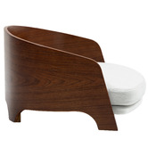 Modish Habitat Jisoo Walnut Wood Pet Sofa