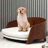 Modish Habitat Jisoo Walnut Wood Pet Sofa