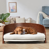 Modish Habitat Jisoo Walnut Wood Pet Sofa