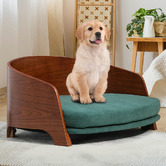 Modish Habitat Jisoo Walnut Wood Pet Sofa