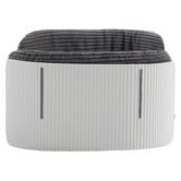Modish Habitat White &amp; Grey Avery Medium Corduroy Pet Sofa