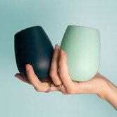 Porter Green 2 Piece Fegg 350ml Silicone Tumbler Set