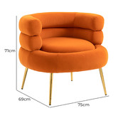 Shirley Lane Furniture Candice Velvet Accent Chair