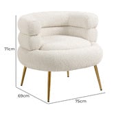 Shirley Lane Furniture Candice Boucle Accent Chair