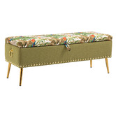 Shirley Lane Furniture Viance Storage Ottoman Bench