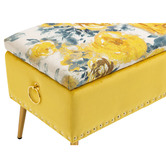 Shirley Lane Furniture Mille Storage Ottoman Bench