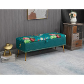 Shirley Lane Furniture Daniella Storage Ottoman Bench