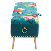 Shirley Lane Furniture Daniella Storage Ottoman Bench