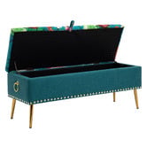 Shirley Lane Furniture Daniella Storage Ottoman Bench