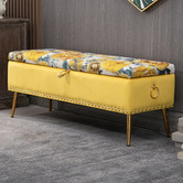 Shirley Lane Furniture Mille Storage Ottoman Bench