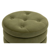 Shirley Lane Furniture Dahlia Velvet Storage Ottoman