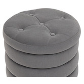 Shirley Lane Furniture Dahlia Velvet Storage Ottoman