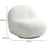 Shirley Lane Furniture Felling Swivel Accent Chair